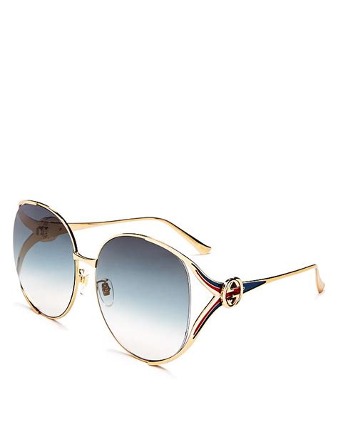 round gucci sunglasses womens|Gucci women's oversize round sunglasses.